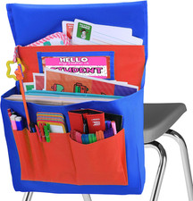 Chairback Buddy Pocket Chart, Chairback Pocket Chart, Chair Pockets for School H