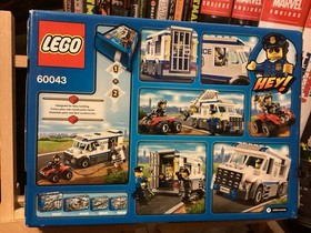 Lego City Prisoner Transport 60043 And SUV With Watercraft 60058 New In Box