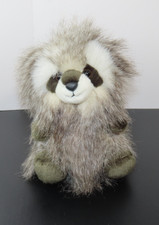 Aurora Fuzzy Furry Raccoon Plush 9" Cute Stuffed Animal Toy
