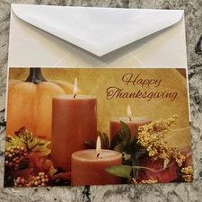 Happy Thanksgiving Peace Love & Joy 5”x7.75" Stockwell Greeting Card