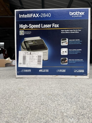 Brother IntelliFax-2840 High-Speed Laser Fax New Open Box - Bild 3 von 8