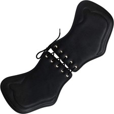 Motorcycle Side Saddle Leather Heat Shield Deflector Universal Compatible with D