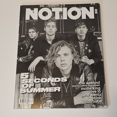 NOTION Magazine Issue 70 2015 5 Seconds Of Summer Cover 5SOS The Weeknd Pete Wen