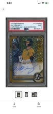 2022 Bowman - Chrome Prospect Auto Max Muncy Gold Shimmer Refractor /50 (AU, RC)