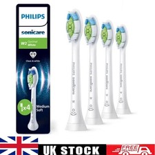 New 4 Pack Philips Sonicare W2 Premium Defence Sonic Toothbrush Heads - White