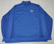 Creighton Bluejays Cutter & Buck CB DryTec 1/4 Zip Pullover Men’s Size XXL Blue