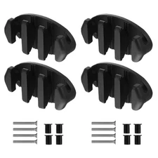  4 Pcs Boat Accessories Nylon Rope Cleat Kayak Track Mount Anchor