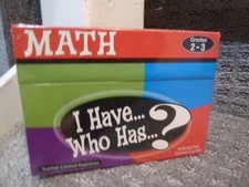 Teacher Created Resources I Have, Who Has Math Game, Grade 2-3 NEW SEALED
