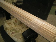 NEW 49 pcs, CONTEST GRADE balsa, All 42", 1/2" X 1/2" sticks, Premium