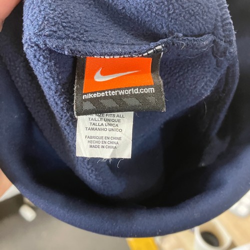 Nike Illinois Beanie Mütze Navy One Size Fleece gefüttert Winter warm Sportmütze - Bild 6 von 8