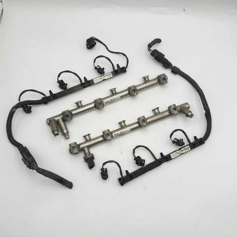 Chevy Traverse GMC Acadia 2013-2016 riel de combustible de 3,6 L sin juego de inyectores probado OEM Foto 2 de 4