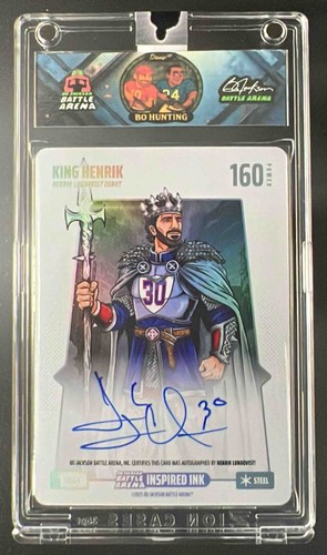 2026 Bo Jackson Battle Arena King Henrik Steel Auto #HLA-7 160 Power