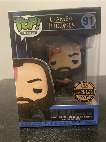 Digital Funko Pop! Game Of Thrones: The Hound -Beyond The Wall #91 LE 2700