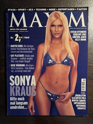 MAGAZIN MAXIM Nr. 02/2002 - Sonya Kraus