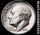 1963-D Silver Roosevelt Dime - Choice Gem Brilliant Unc  Lustrous  #J7952