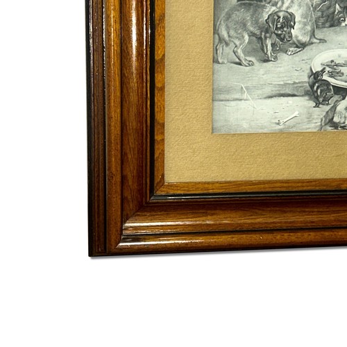 William Henry Hamilton Trood Unity is Strength Dogs Print Mahogany Framed 20x10 - Picture 8 of 10