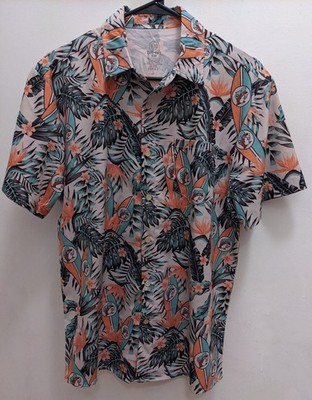 Buc-ees Bucees Hawaiian Shirt Adult Size Small Surf Beach Cruise Tropical