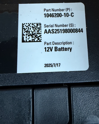 2016-2021 Tesla Model X Oem 60b19RS 12v 2026 Battery Fast Same for