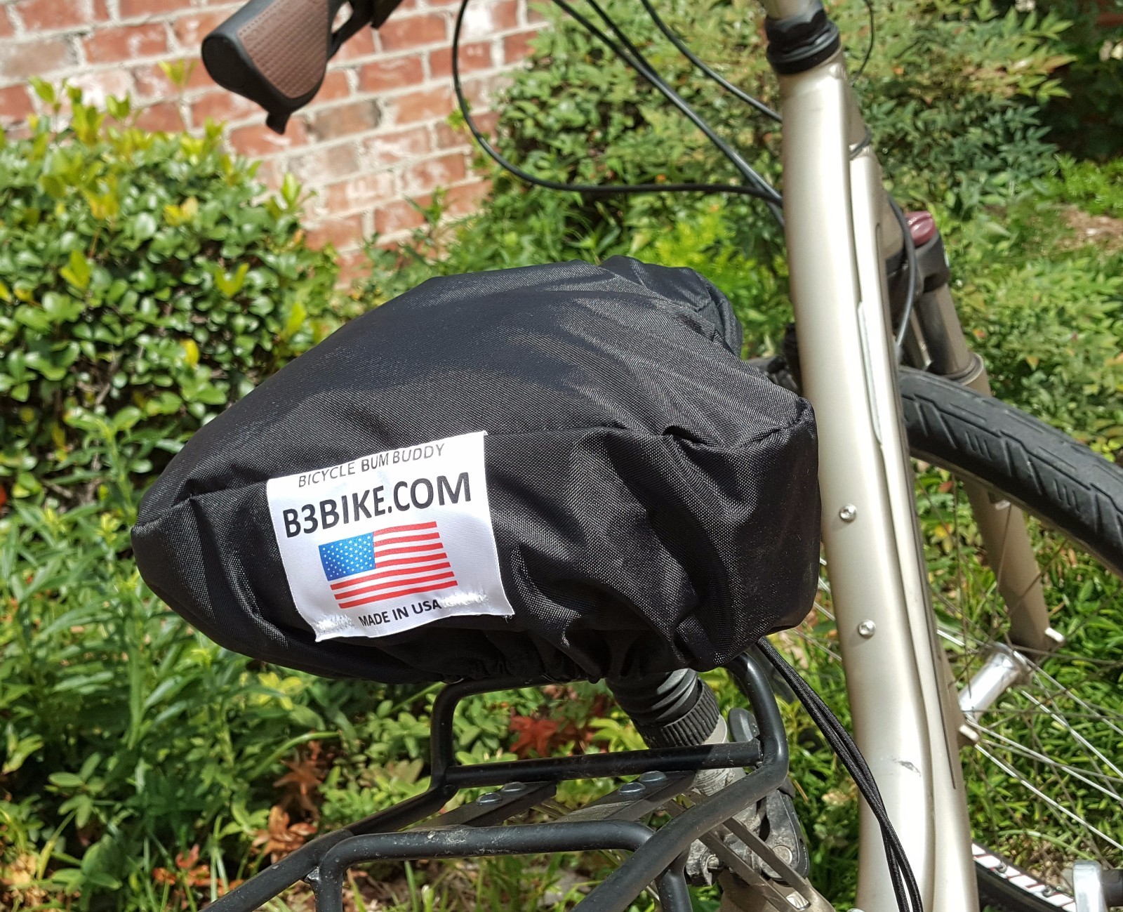 Waterproof Bicycle Seat Cover Bike      Made in USA Adjustable bicycle bum buddy