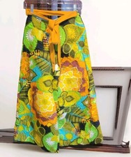 Vintage 60s 70s Phil Rose of California FABULOUS QUILTED WIDE LEG PANTS EPIC 