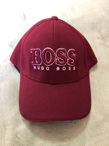 Men's Hugo Boss Hat Dark Red New 