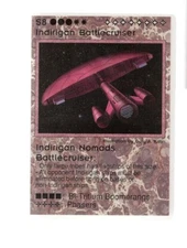 Galactic Empires CCG Ship Very Rare card S8 Indirigan Battlecruiser