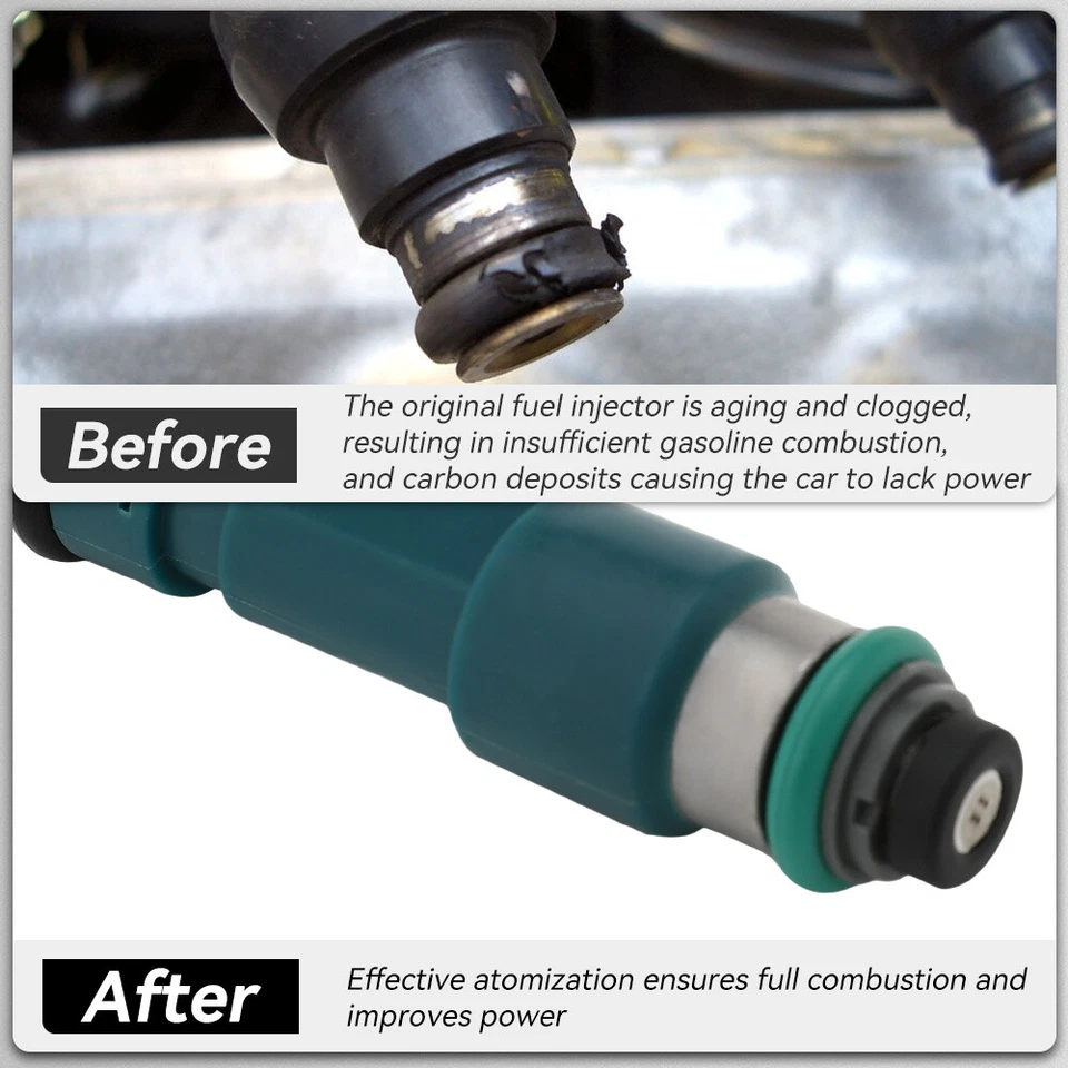 Inyectores de combustible 6 piezas para Land Rover LR2 3,2 L 2008 2009 2011 2012 85212246 Foto 4 de 4