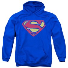SUPERMAN SUPER ROUGH Licensed Adult Hooded Sweatshirt Hoodie SM-3XL