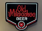Vintage Old Milwaukee Lighted Beer Sign  Man Cave 1982