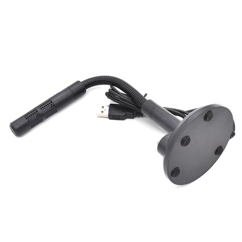 Plug Play With Switch USB Desktop Mic 23cm Computer Wired Mic For KTV MSN SKYPE - Picture 4 of 6