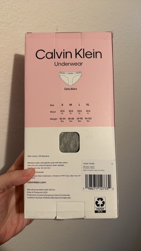 Calvin Klein Girls’ Bikini Underwear 7-pack Select Size: S M L XL - Picture 3 of 4