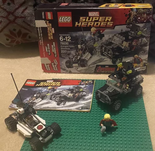 Lego 76030 Marvel Avengers AOU: Hydra Showdown 100% Complete + Box EUC!!