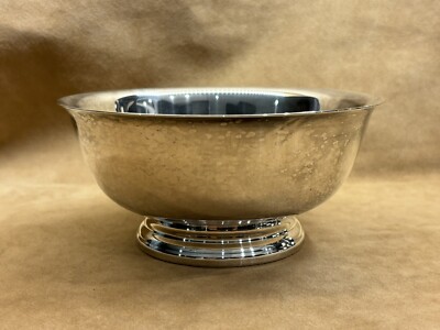 Gorham Small Silver Plate Bowl EP Anchor logo YC 779 Footed 6-1
