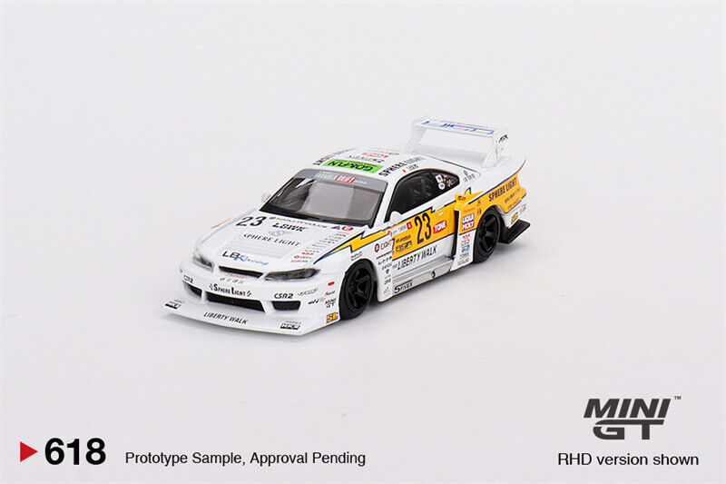 ミニカー MINI GT Nissan LB-Super Silhouette S15 Mini GT 1:64 Nissan LB-Super Silhouette S15 SILVIA ADVAN