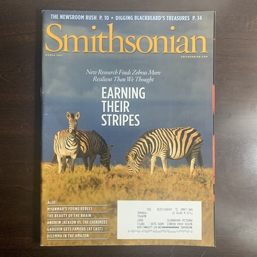 Smithsonian Magazine March 2011 Zebras Earning Their Stripes Through Resilience - Picture 3 of 4