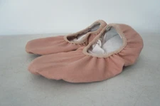 Women's Girls Angelo Luzio Beige Dance Ballet Jazz Shoes Size 5