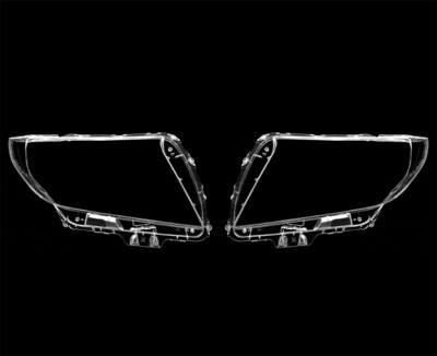 2Pcs Headlight Headlamp Lens Cover Left Right Side For Toyota Alphard 2015-2017