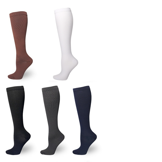 Compression Socks for Women and Men Over the Calf Sports Socks Running Athletic-image