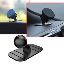 Universal Car Phone Holder Base Disk 17mm Ball Head Dashboard Mount For Magnet