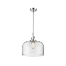 Innovations FR X- Bell 1 Light Mini Pendant, CH/Clear - 447-1S-PC-G72-L