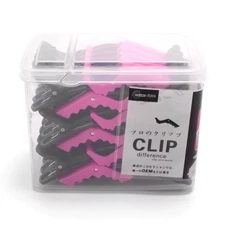 30Pcs/Box Barber Hair Clips Hairdressing Clamps Claw Hair Sectioning Blackpink C
