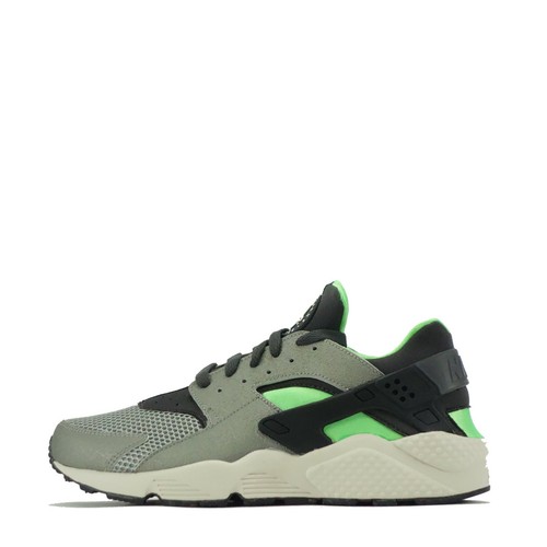 Nike Men's Air Huarache Trainers Shoes Mine Grey, Green UK 7.5