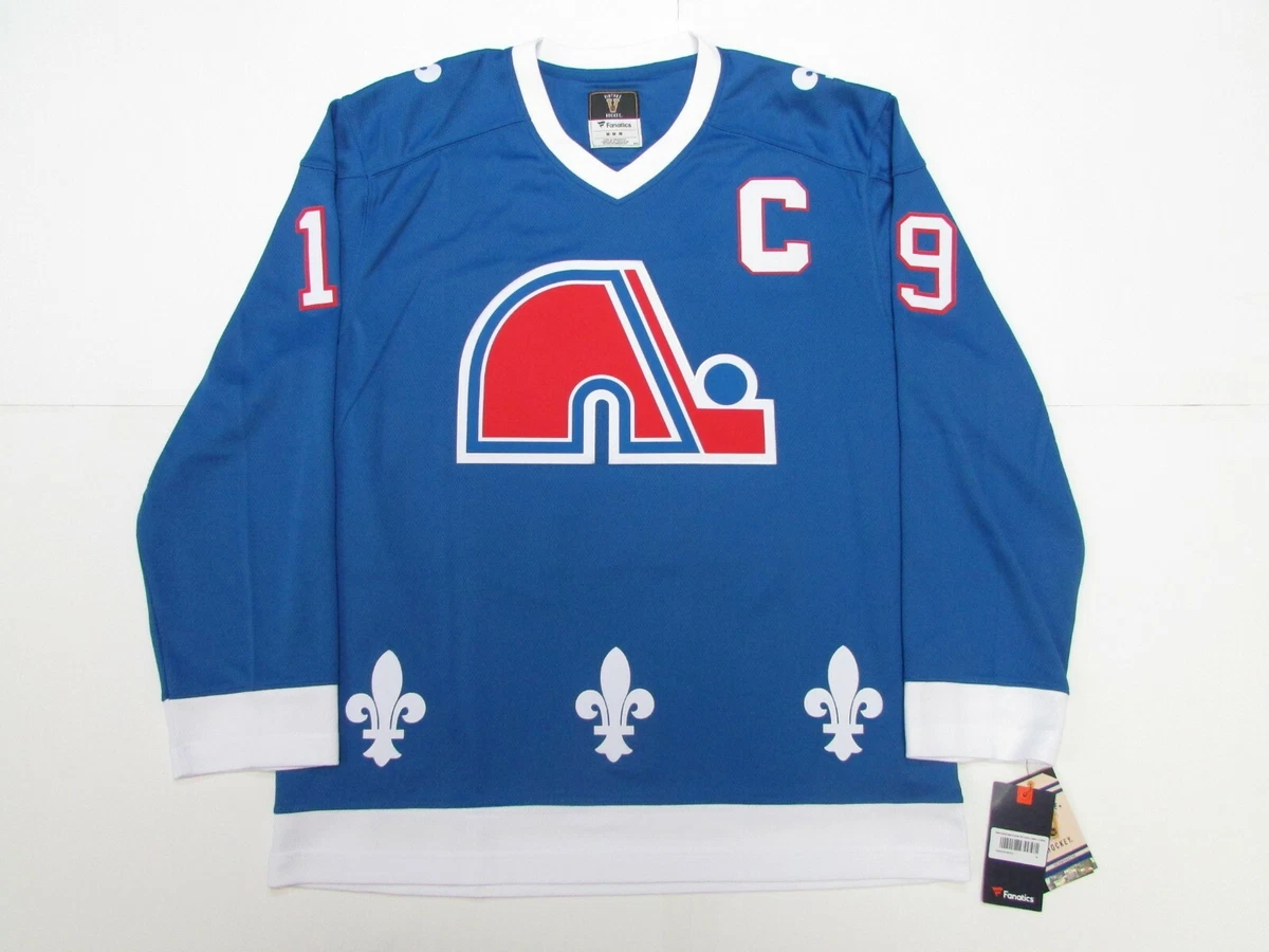 Joe Sakic Quebec Nordiques Jersey blue