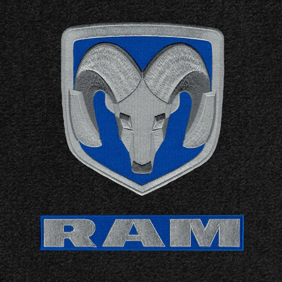 Lloyd Mats Velourtex Dodge Ram Double Logo Front Floor Mats (1994-2010) Foto 2 de 4