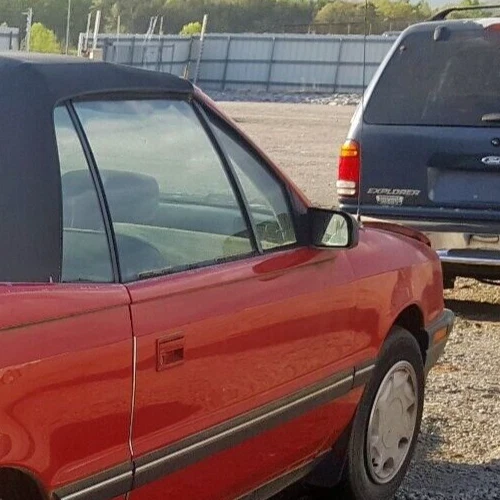 Dodge Shadow Convertible: 1991, 1992, 1993, 1994, Right Front Door VENT Glass Foto 2 de 4