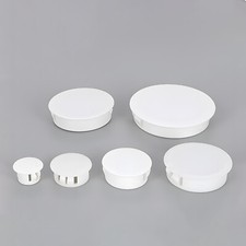 Hole Plugs Plastic Blanking Masking Finishing Inserts / Various Sizes / White