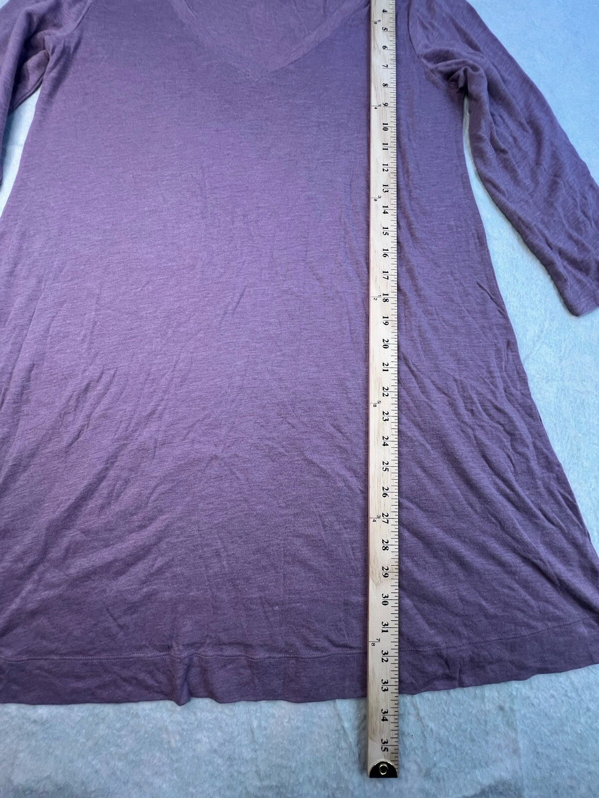 UNDERCOVER Camicia Abito Victoria Secret Midi Viola Cotone Scollo a V Taglia Large Dress