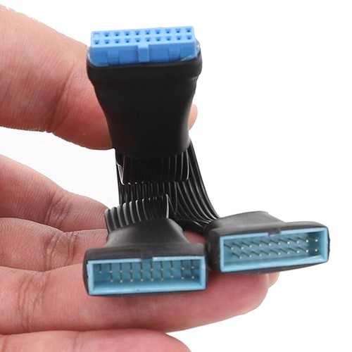 USB3.0 19/20Pin Header Mainboard Internal Extension Adapter Cord (15CM 5.9inch) - Picture 4 of 7