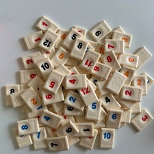 RUMMIKUB Number Tiles - Original Standard Full Size - SPARES / REPLACEMENTS