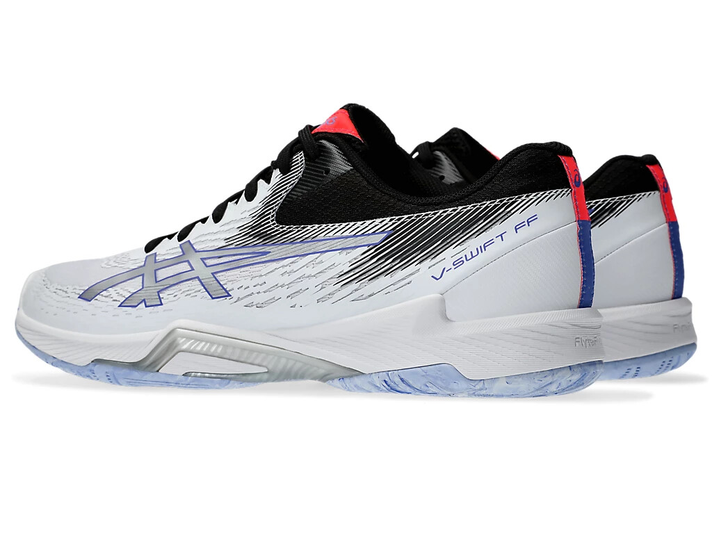Asics Volleyball Shoes V-SWIFT FF 4 White/ Pure Silver 1053A066